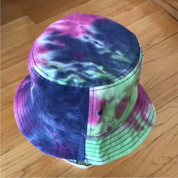 Tie Dye Embroidered Bucket Hat Unisex (Brand New) - Picture 4 of 12